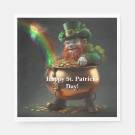 Guardanapo De Papel Leprechaun Pot Of Gold 
