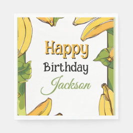Guardanapo De Papel Let's Go Bananas Any Age Birthday Party