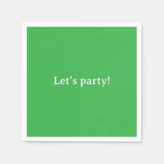 Guardanapo De Papel 'Let's Party' Vibrant Birthday Holiday Graduations
