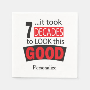 Guardanapo De Papel Levou 7 Décadas para parecer tão bom Aniversário