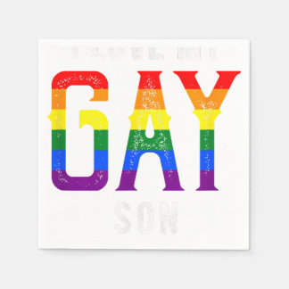 Guardanapo De Papel LGBT Love Gay Son - Orgulho gay Outfit Orgulho gay