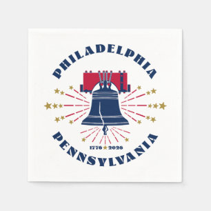 Guardanapo De Papel Liberty Bell Philadelphia Pennsylvania 1776 - 2026