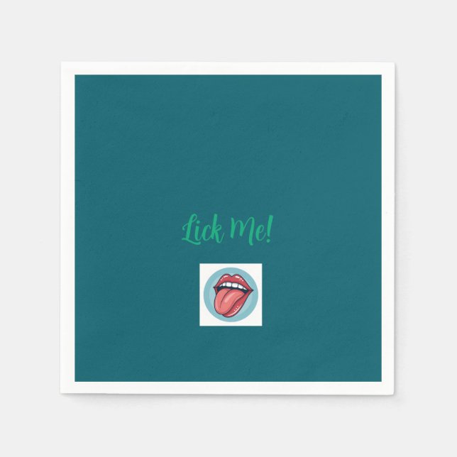 Guardanapo De Papel Lick Me Napkins (Frente)