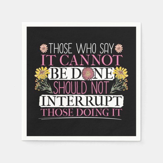 Guardanapo De Papel Líder Feminina Empoderada (Frente)