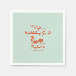 Guardanapo De Papel Life of a Birthday Girl Party