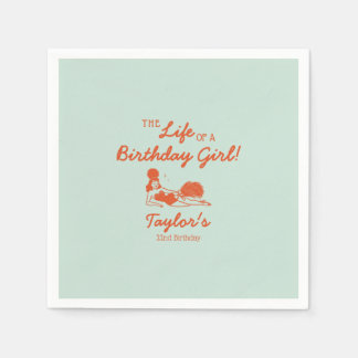 Guardanapo De Papel Life of a Birthday Girl Party
