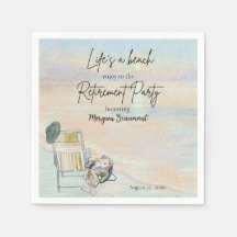 Life's a Beach Chair Retirement Party 