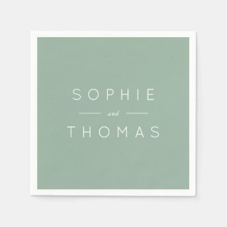 Guardanapo De Papel Light Sage Wedding