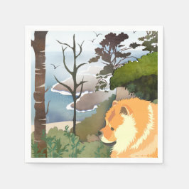 Guardanapo De Papel LIL WEATHER Chow - Paper Napkins