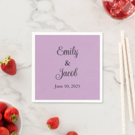 Guardanapo De Papel Lilac Personalizado