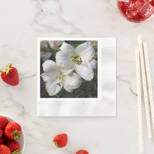 Guardanapo De Papel Lilases Brancas (Insitu)