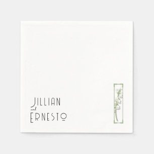 Guardanapo De Papel Lily of Valley Collection   Napkins Personalizado 