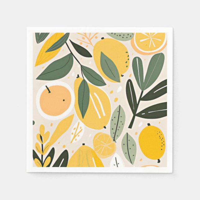 Guardanapo De Papel Limão (Frente)