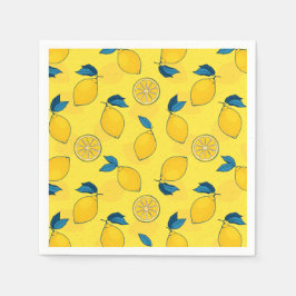 Guardanapo De Papel Limão Cítrico Fresco 