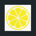 Guardanapo De Papel Limão do Partido Citrus<br><div class="desc">Este design brilhante e colorido apresenta fatias divertidas de frutas de citros! O tema é perfeito para chá de fraldas,  festa de aniversário,  chá de panela e tantas outras possibilidades! Procure mais suprimentos de festas,  incluindo envelopes,  adesivos,  convites e muito mais!</div>