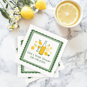 Guardanapo De Papel Limoncello Lemonade Limon Chá de panela PERSONALIZ