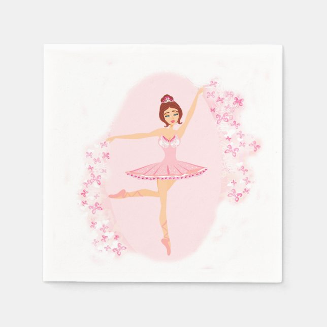 Guardanapo De Papel Linda bailarina Napkin (Frente)