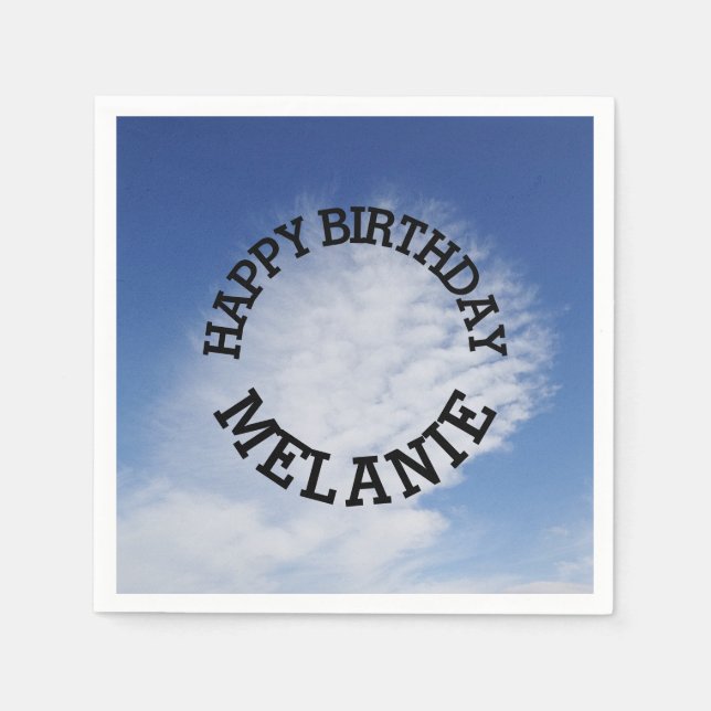 Guardanapo De Papel Linda nuvem (Frente)