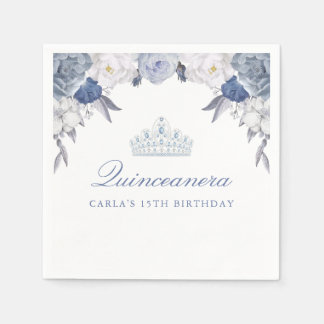 Guardanapo De Papel Linda Quinceanera Azul