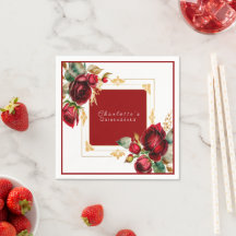 Lindas Rosas Vermelhas Quinceañera com Filigrama D