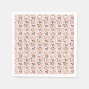 Guardanapo De Papel Lindo ursinho fofo estilo kpop coreano feminino