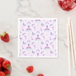 Guardanapo De Papel Lindos Dinossauros Rosa para Crianças