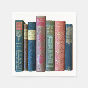 Guardanapo De Papel Lindos livros antigos, livros rochosos