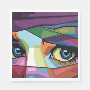Guardanapo De Papel Lindos olhos pop