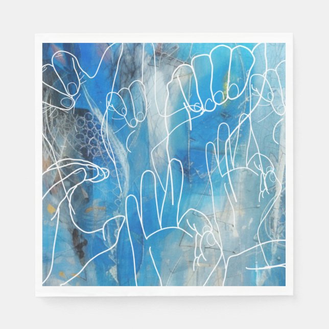 Guardanapo De Papel Língua de sinais americana (Frente)