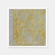 Linhagem de Prata Napkin Padrão de Casamento