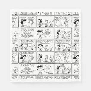 Guardanapo De Papel Linus diz à Lucy que ela é Crabby