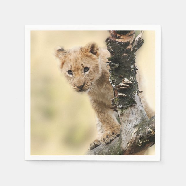 Guardanapo De Papel Lion Cub (Frente)