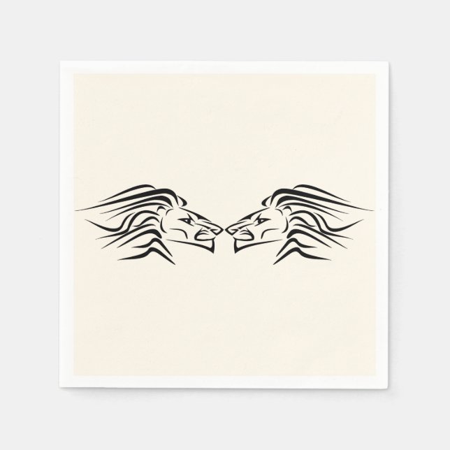 Guardanapo De Papel Lion Napkins - Escolher Cor (Frente)
