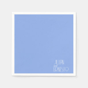 Guardanapo De Papel Lírio Azul Médio Sólido do Vale Personalizado