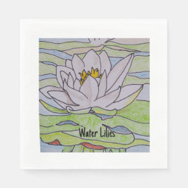 Guardanapo De Papel Lírios de água