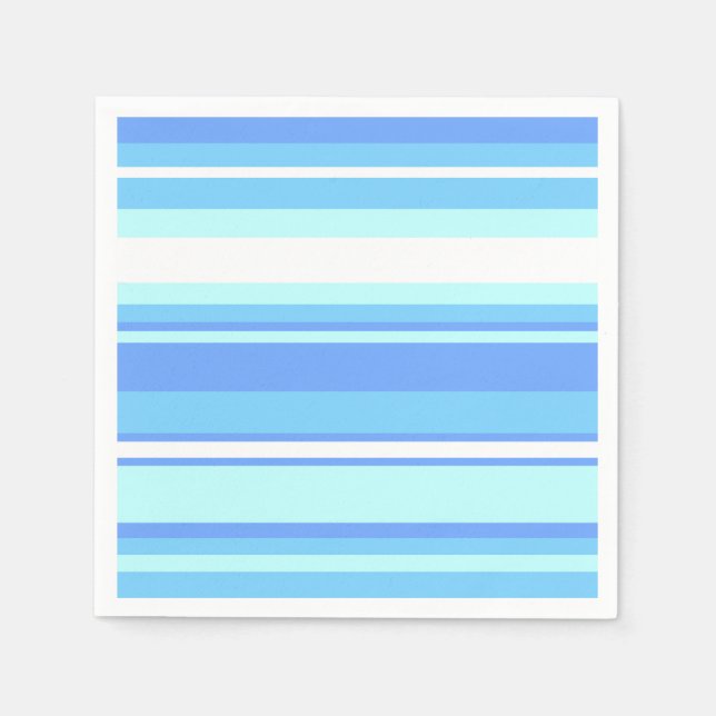 Guardanapo De Papel Listras azuis (Frente)