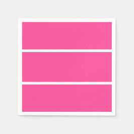 Guardanapo De Papel Listras brancas cor-de-rosa cor-de-rosa largas, co