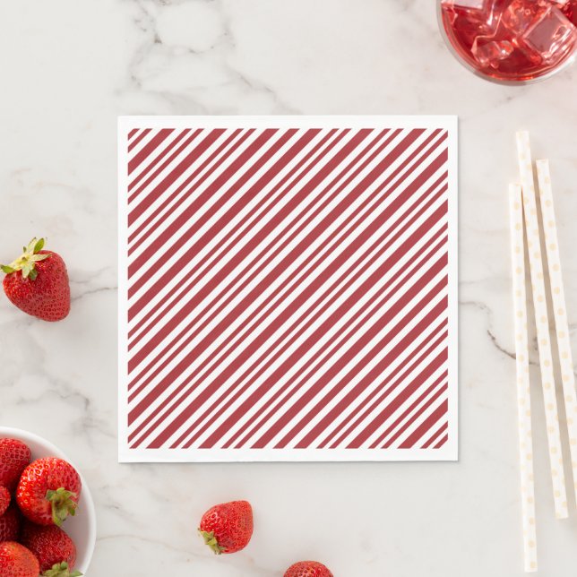 Guardanapo De Papel Listras de Bastão de Natal (Insitu)