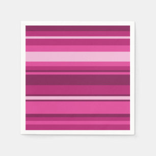 Guardanapo De Papel Listras de Fuschia