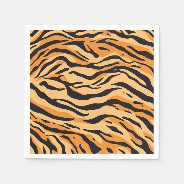 Guardanapo De Papel Listras de Tigre (Frente)