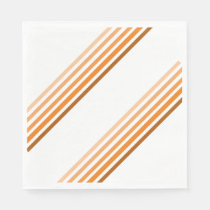 Guardanapo de Papel - Listras Diagonais em Tons de