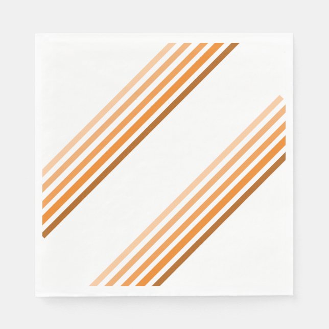Guardanapo de Papel - Listras Diagonais em Tons de (Frente)