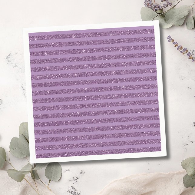 Guardanapo De Papel Listras Horizontais Estilo Brilho Amora Silenciada (Criador carregado)