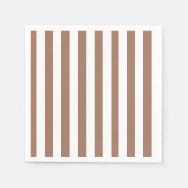 Guardanapo De Papel Listras Verticais Vintage Bege Mousse Branco
