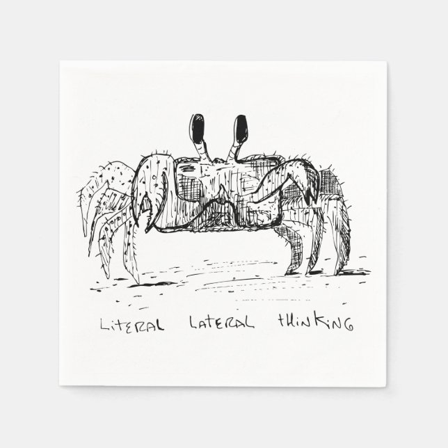 Guardanapo De Papel Literal Lateral Thinking (Frente)