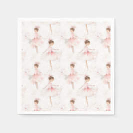 Guardanapo De Papel Little Ballerina #4 - Rapariga Asiática