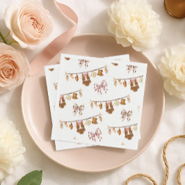 Guardanapo De Papel Little Cowgirl Western Clothes Baby Shower