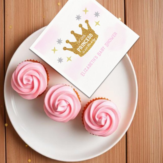 Guardanapo De Papel Little Princess Girl Baby Shower (Criador carregado)