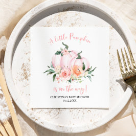 Guardanapo De Papel Little Pumpkin Floral Girl Baby Shower