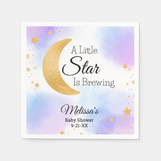 Guardanapo De Papel Little Star Brewing Dreamy Baby Shower